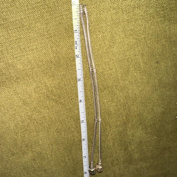 Pandora Moments Snake Chain Bracelet Barrel Closure - Picture 5 of 9